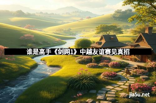 谁是高手《剑网1》中越友谊赛见真招